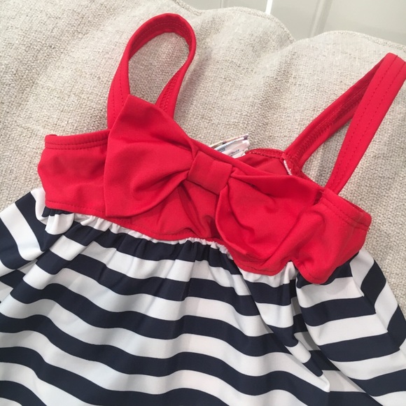 Red Bow Swimsuit - Picture 2 of 13